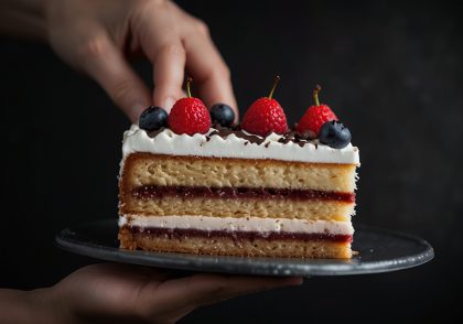 عکاسی کیک و شیرینی